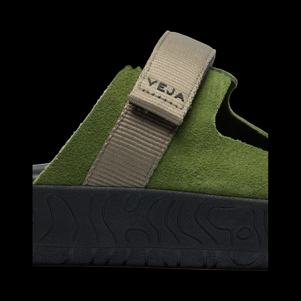 Veja Arpoador Suede Militar Kaki Black - HypeFly India View 3