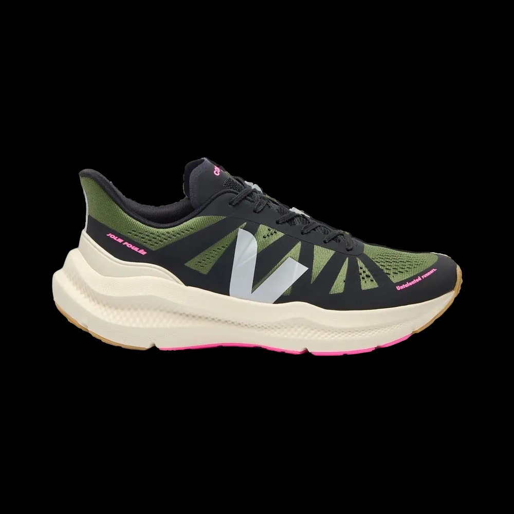 Veja Condor 3 Advanced Engineered-Mesh x Jolie Foulee Militar - HypeFly India View 1