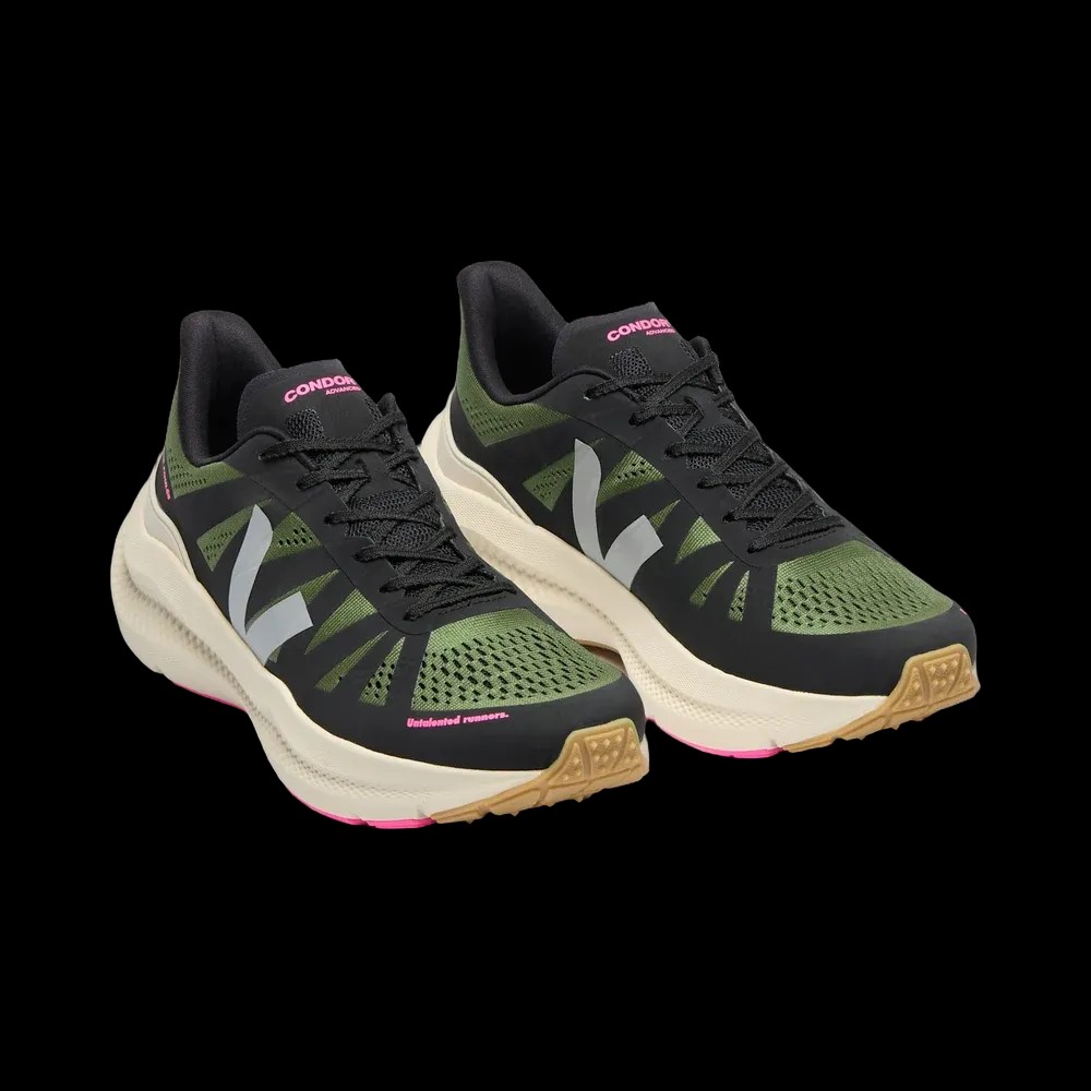 Veja Condor 3 Advanced Engineered-Mesh x Jolie Foulee Militar - HypeFly India View 2