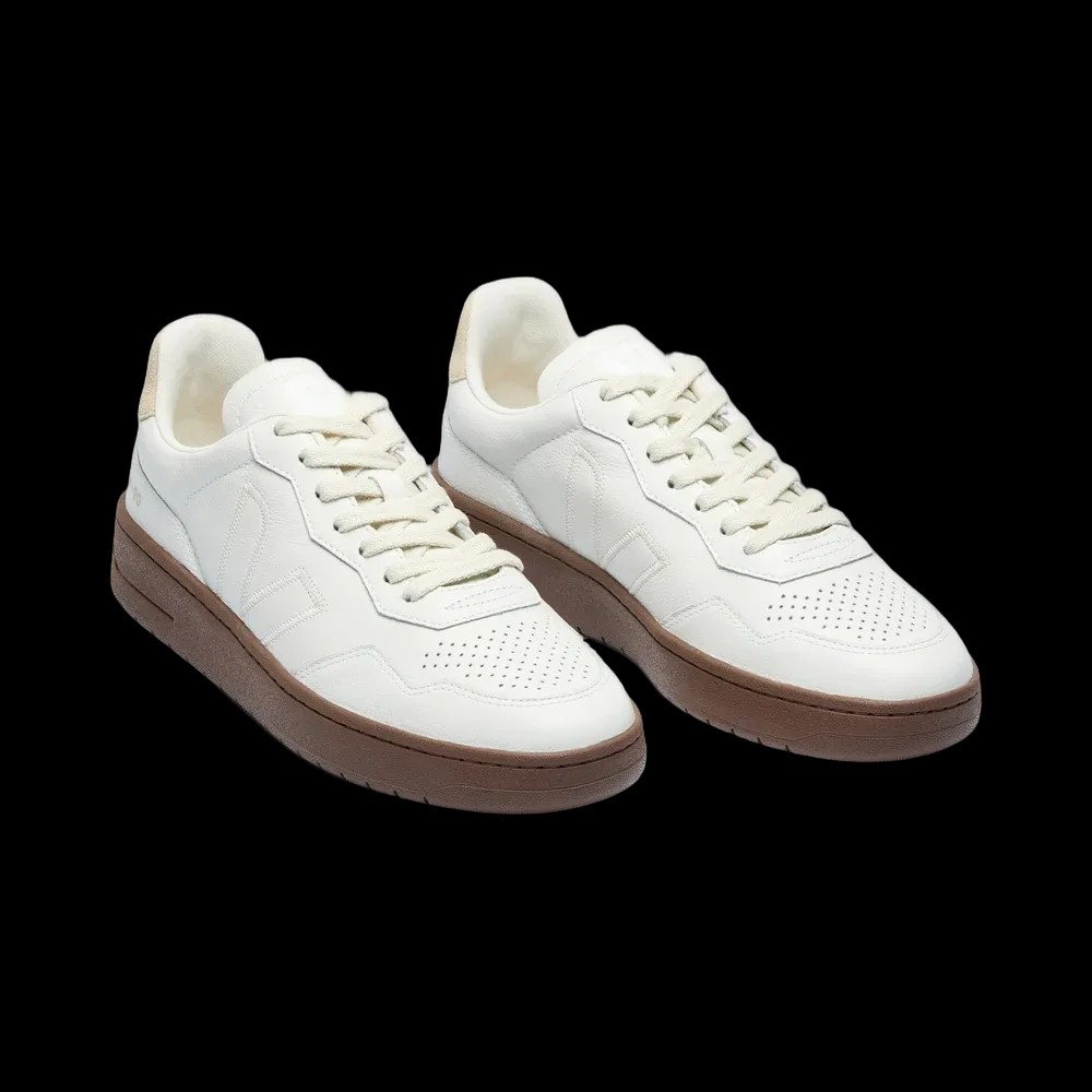 Veja V-90 Leather White Pierre Almond - HypeFly India View 2