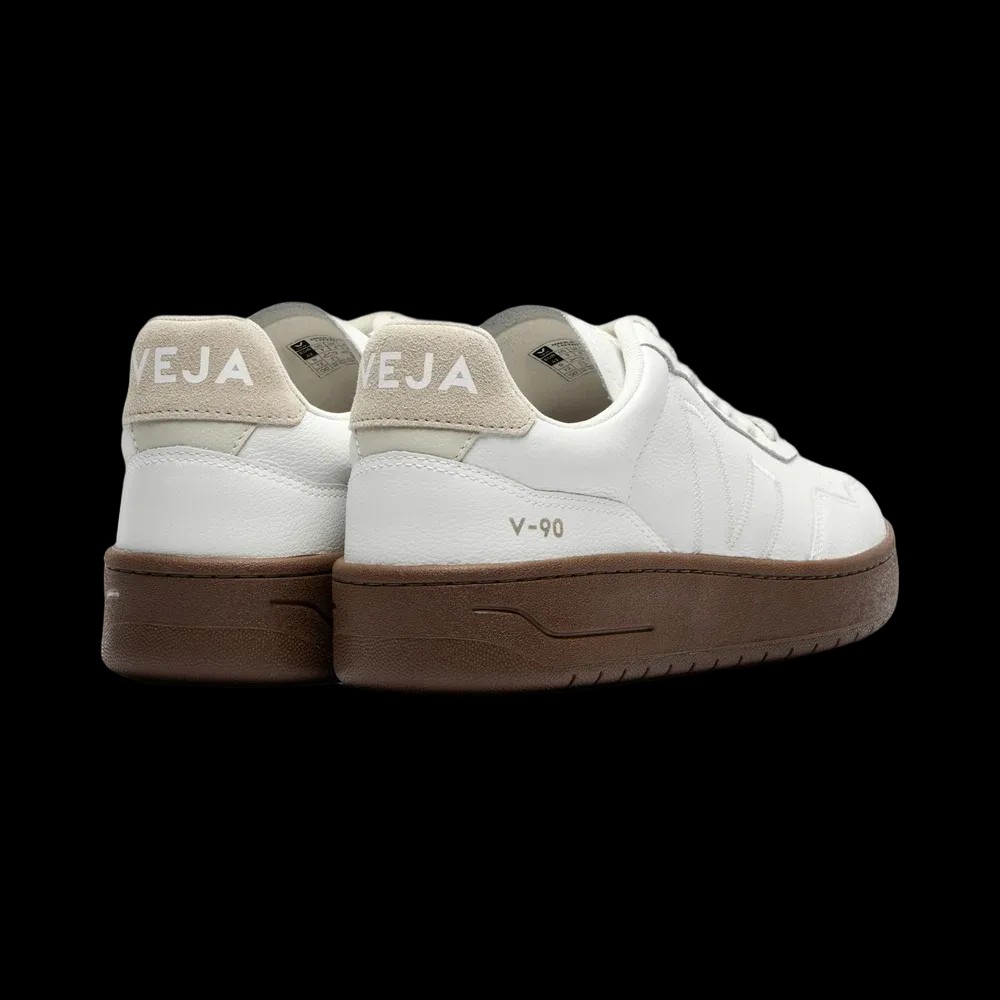 Veja V-90 Leather White Pierre Almond - HypeFly India View 3