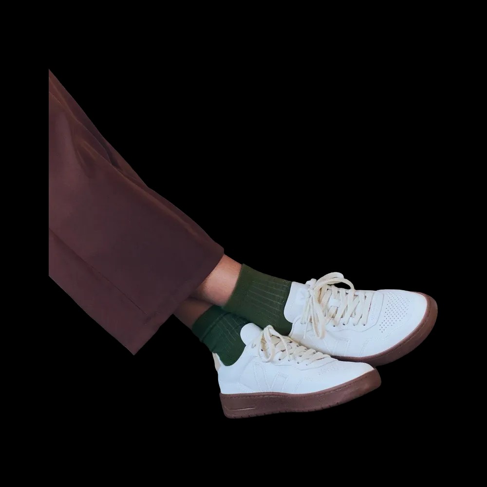 Veja V-90 Leather White Pierre Almond - HypeFly India View 4