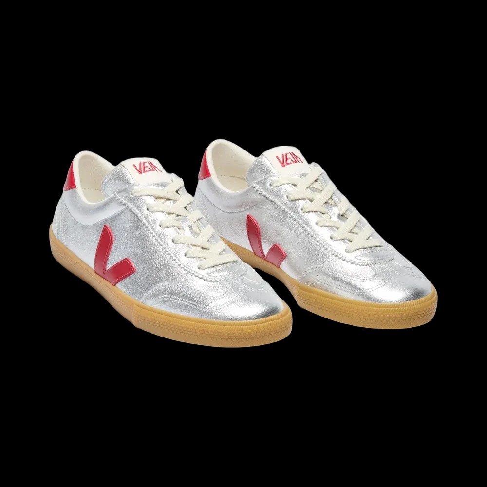 Veja Volley Leather Silver Pepper - HypeFly India View 2