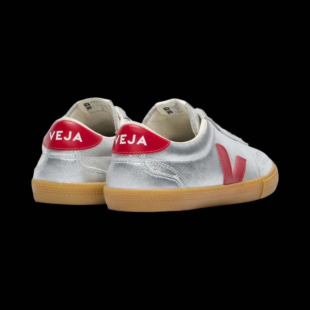 Veja Volley Leather Silver Pepper - HypeFly India View 3