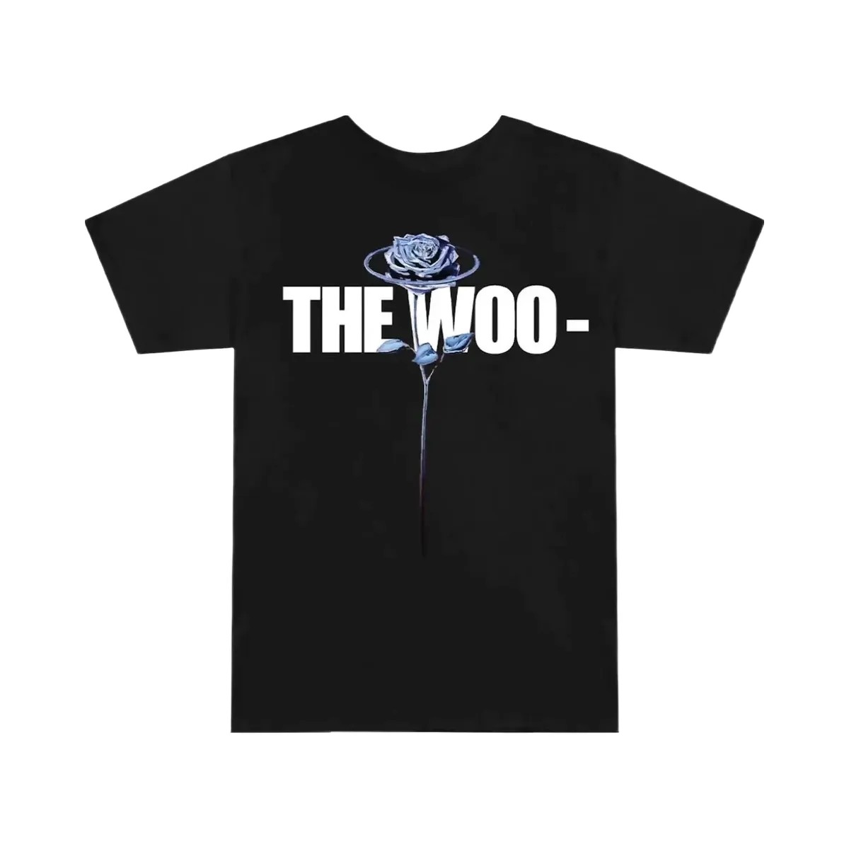 Vlone Pop Smoke X Vlone The Woo T Shirt Black - HypeFly India View 1