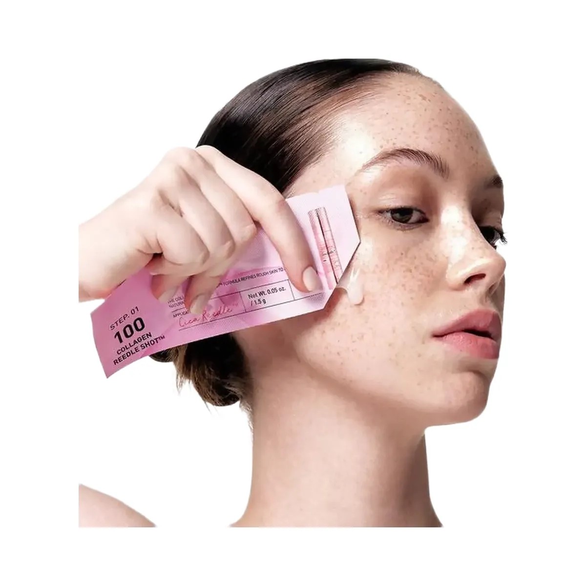 VT Cosmetics Collagen Reedle Shot 100 2-Step Hydrogel Mask - HypeFly India View 3