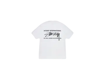Stussy Smooth International Tee White | Hype Fly India Stussy Smooth International Tee White | Hype Fly India